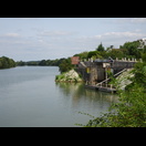 Der Rhein-Rhône-Kanal zweigt hier von der Saône ab